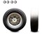 Service Caster 10"x2.75" Flat Free Hand TRK Dolly Wheel Only w/2.25" Centered Hub&Ball Bearings SCC-SNB10275-CPR-2.25HL-BRGKIT - alternate 4